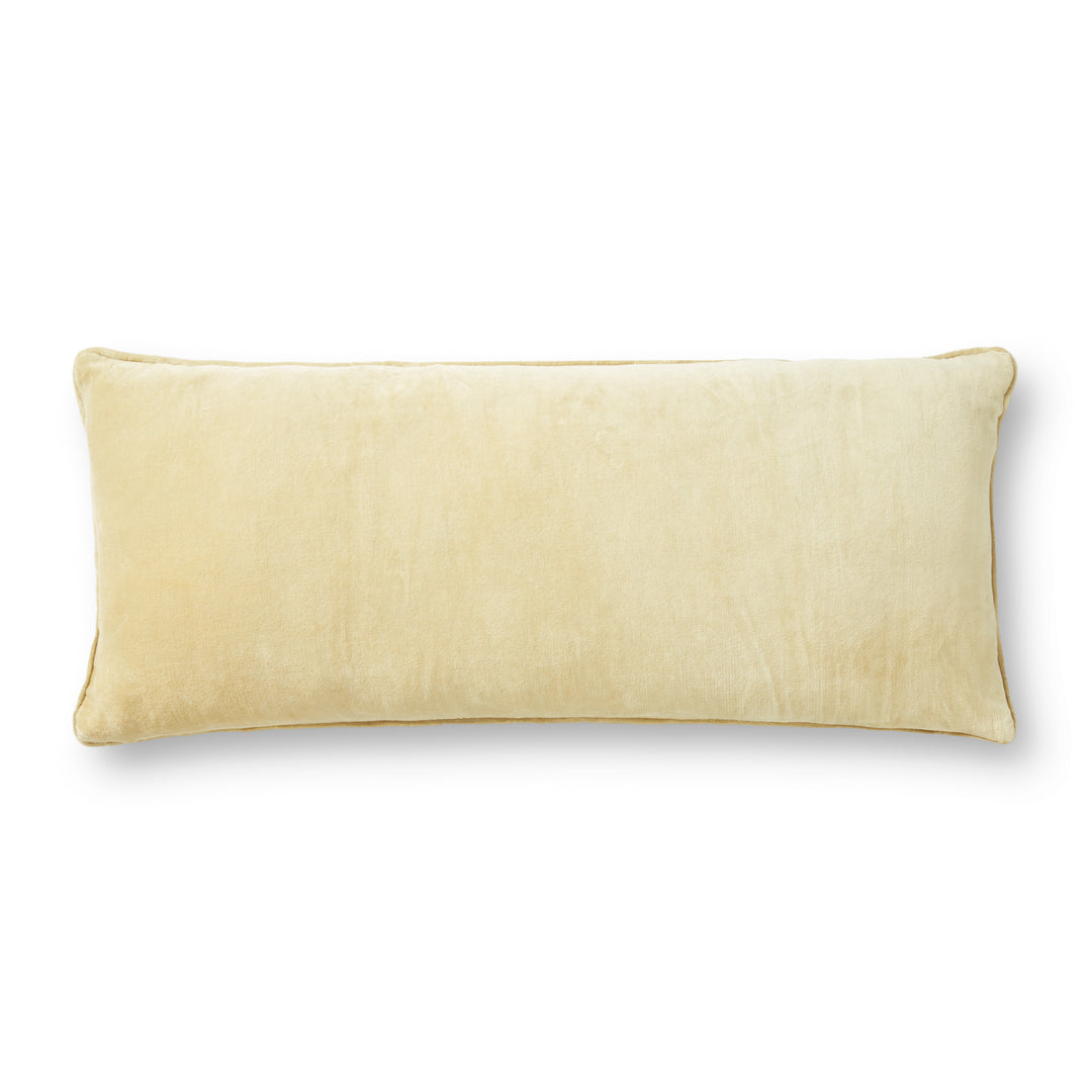 Magnolia Home by Joanna Gaines x Loloi Straw / Natural 13'' x 35'' Cover w/Down Pillow