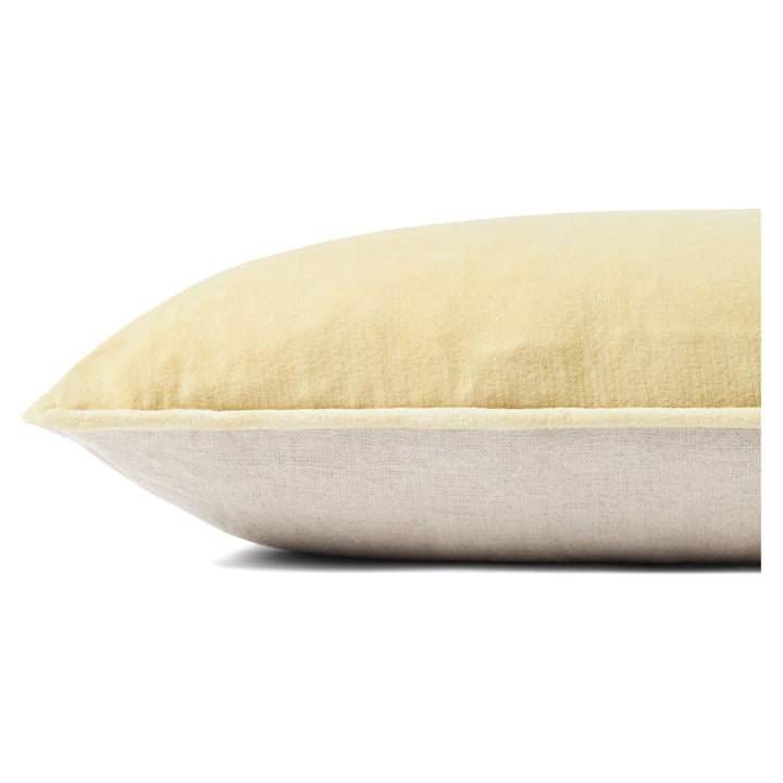 Magnolia Home by Joanna Gaines x Loloi Straw / Natural 13'' x 35'' Cover Only Pillow