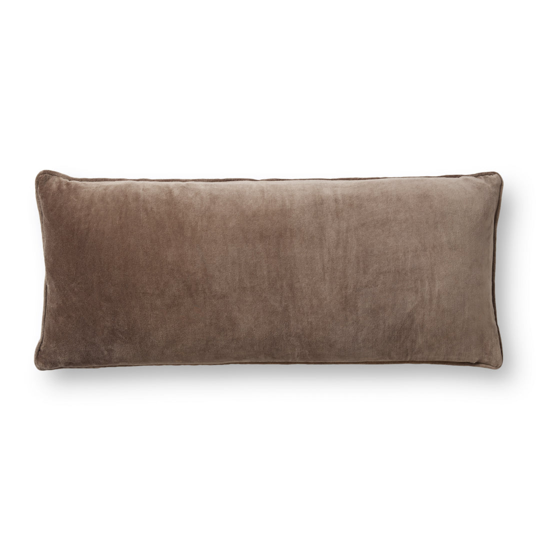 Magnolia Home by Joanna Gaines x Loloi Walnut / Natural 13'' x 35'' Cover w/Down Pillow