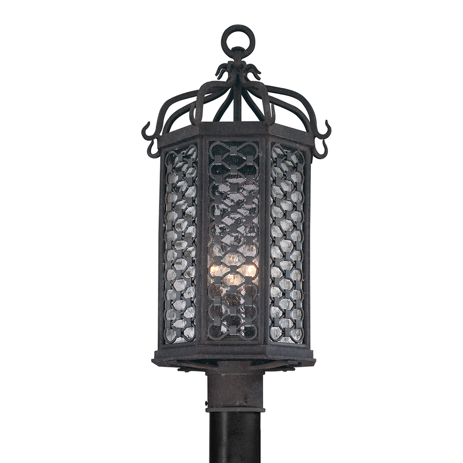 Outdoor Lighting: Post Lanterns Los Olivos Post - Textured Iron