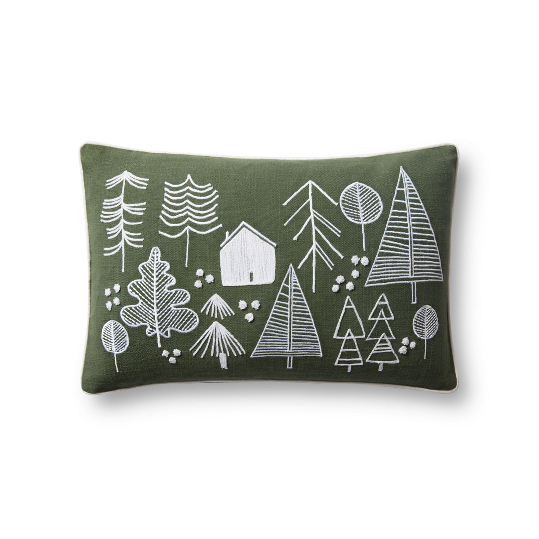 Loloi PLL0031 Forest 13" x 21" Cover w/Down Pillow