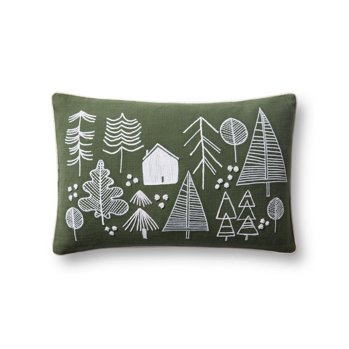 Loloi PLL0031 Forest 13" x 21" Cover w/Down Pillow