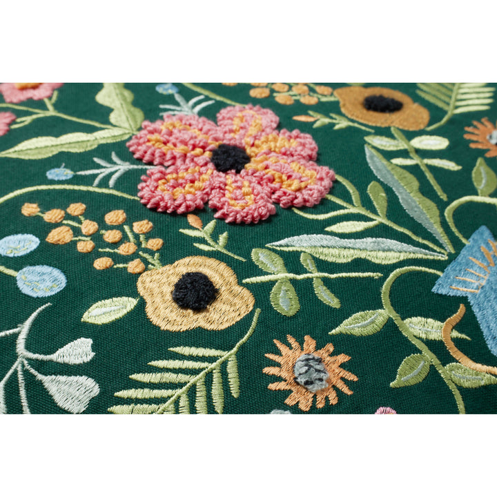 Rifle Paper Co. x Loloi PRP0050 Evergreen / Multi 18'' x 18'' Cover Only Pillow