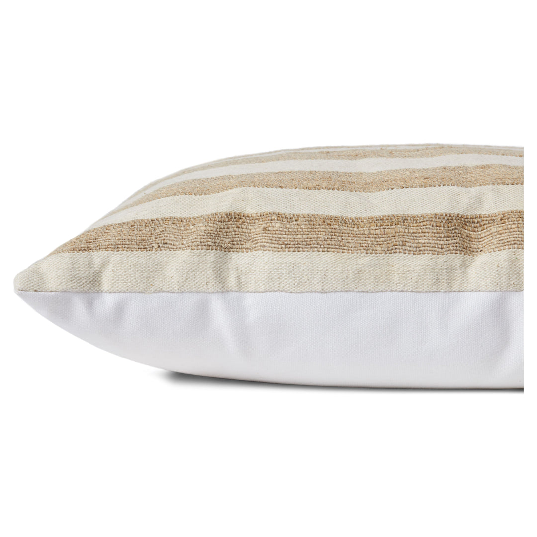 Loloi Mira Natural / Ivory 13'' x 21'' Cover w/Poly Pillow