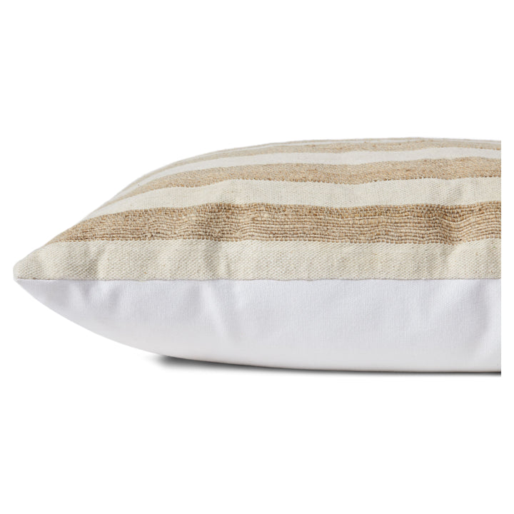 Loloi Mira Natural / Ivory 13'' x 21'' Cover Only Pillow