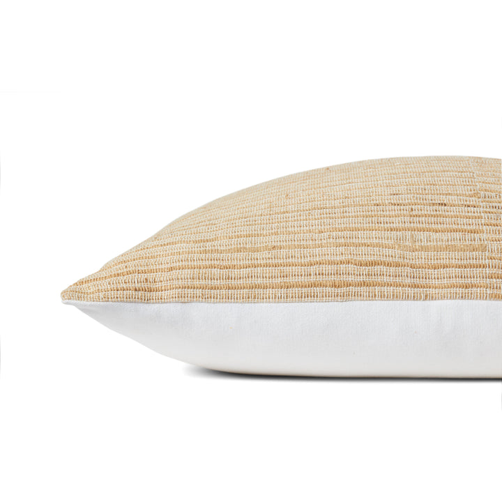 Loloi Jana Ivory / Natural 13'' x 21'' Cover Only Pillow