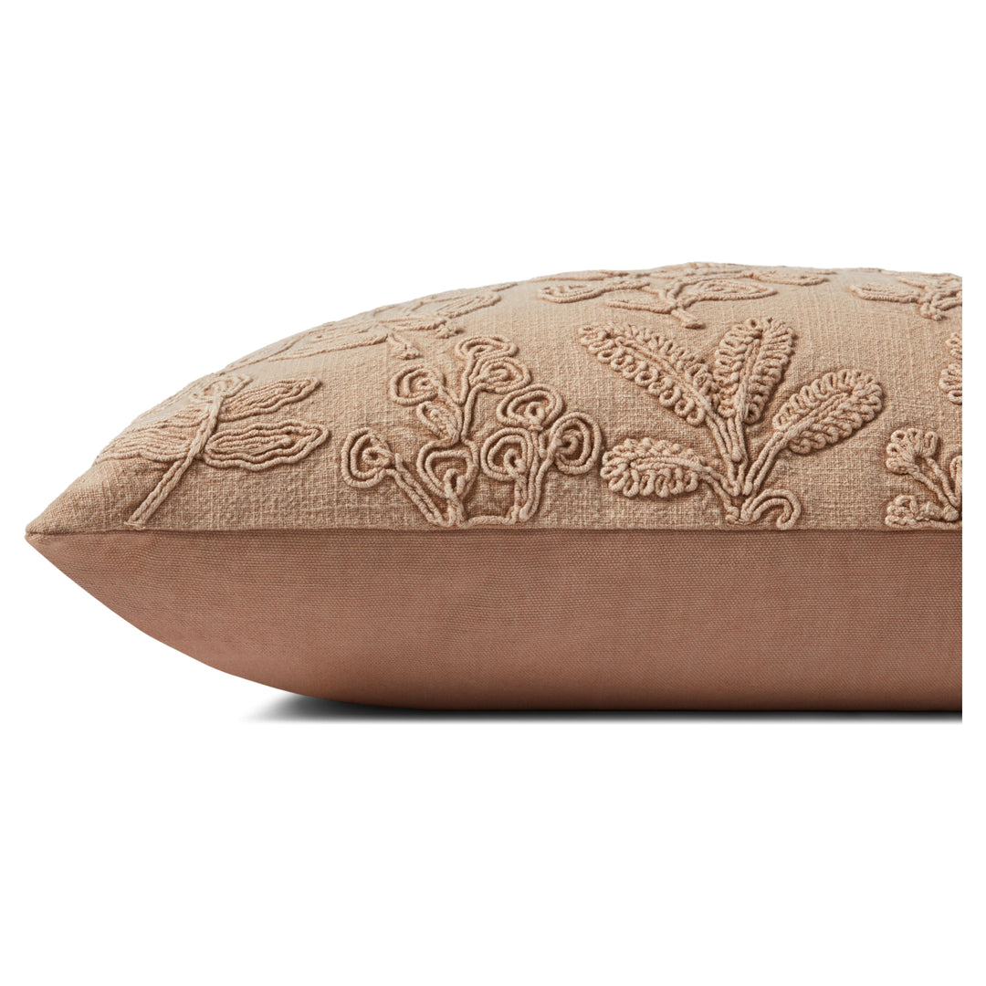 Magnolia Home by Joanna Gaines x Loloi Louise PMH0054 Natural 12'' x 27'' Cover Only Pillow