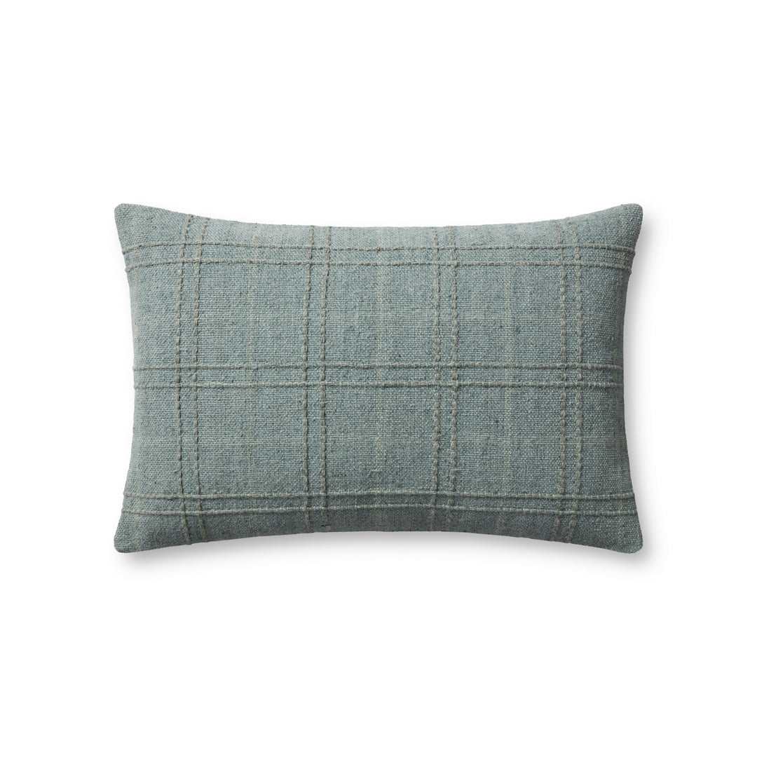 Magnolia Home by Joanna Gaines x Loloi Parker PMH0056 Blue 13'' x 21'' Cover w/Down Pillow