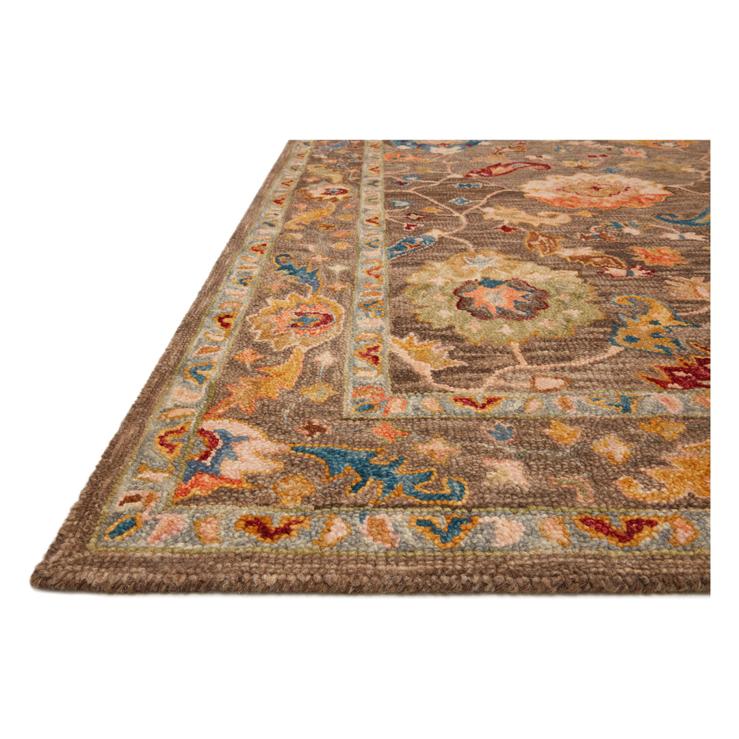 Loloi Padma Charcoal / Multi 2'-6" x 9'-9" Runner Rug