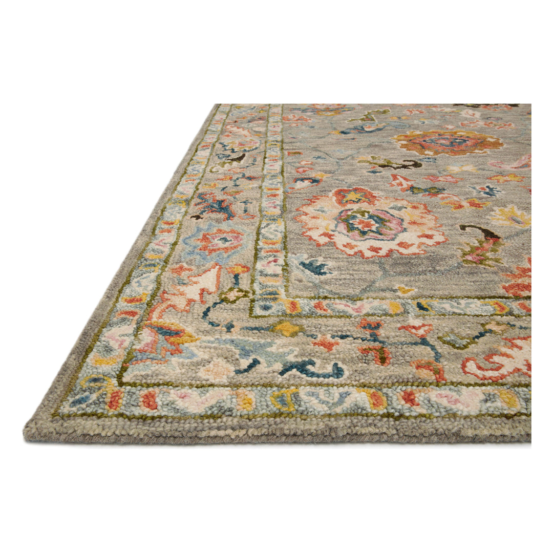 Loloi Padma Grey / Multi 2'-6" x 7'-6" Runner Rug