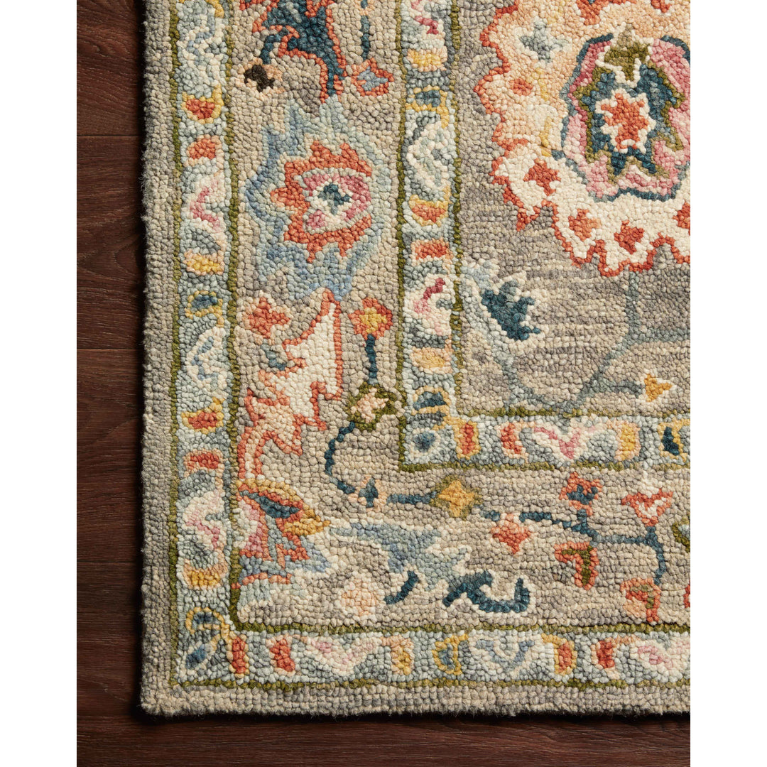 Loloi Padma Grey / Multi 5'-0" x 7'-6" Area Rug