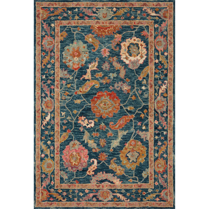 Loloi Padma Marine / Multi 2'-3" x 3'-9" Accent Rug