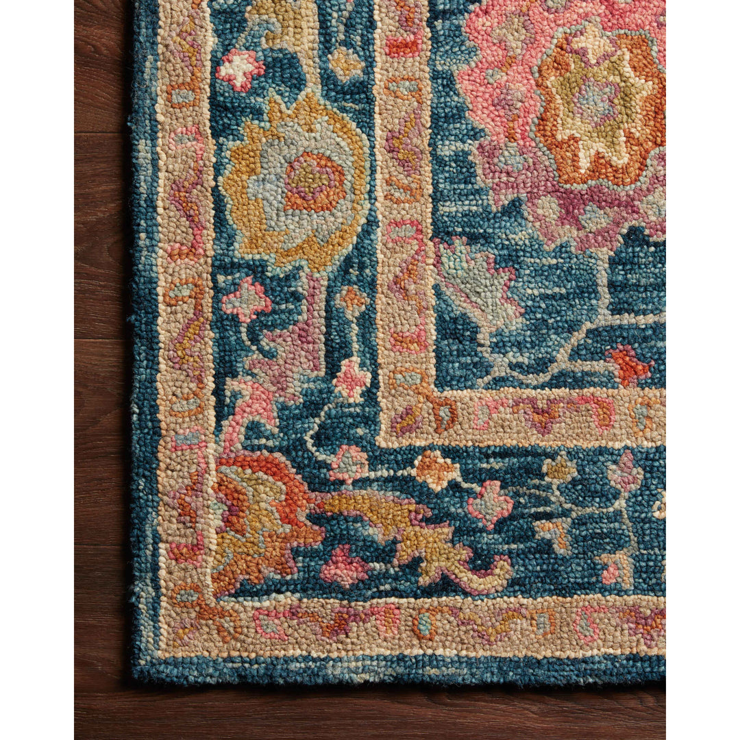 Loloi Padma Marine / Multi 2'-6" x 7'-6" Runner Rug