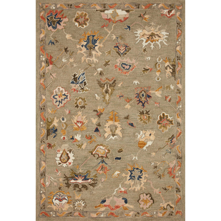 Loloi Padma Grey / Multi 3'-6" x 5'-6" Accent Rug