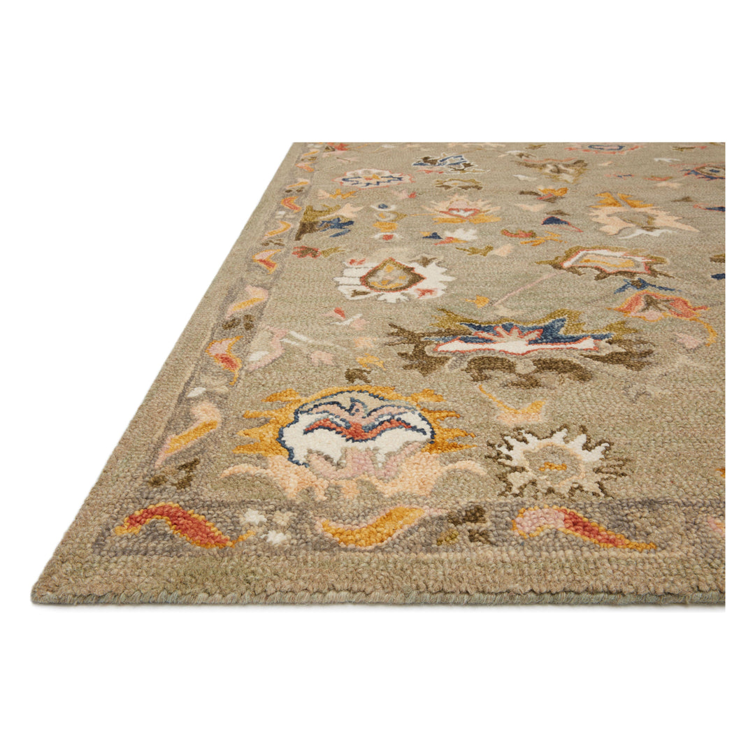 Loloi Padma Grey / Multi 2'-6" x 7'-6" Runner Rug