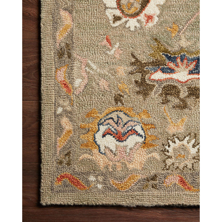 Loloi Padma Grey / Multi 2'-6" x 7'-6" Runner Rug