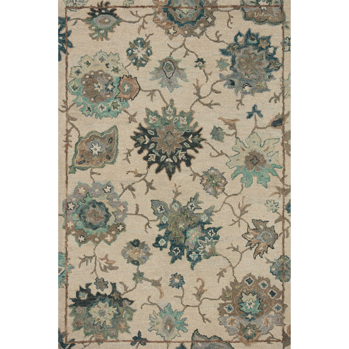 Loloi Padma Ivory / Blue 2'-6" x 9'-9" Runner Rug