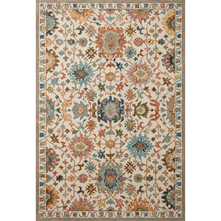 Loloi Padma Ivory / Multi 2'-3" x 3'-9" Accent Rug