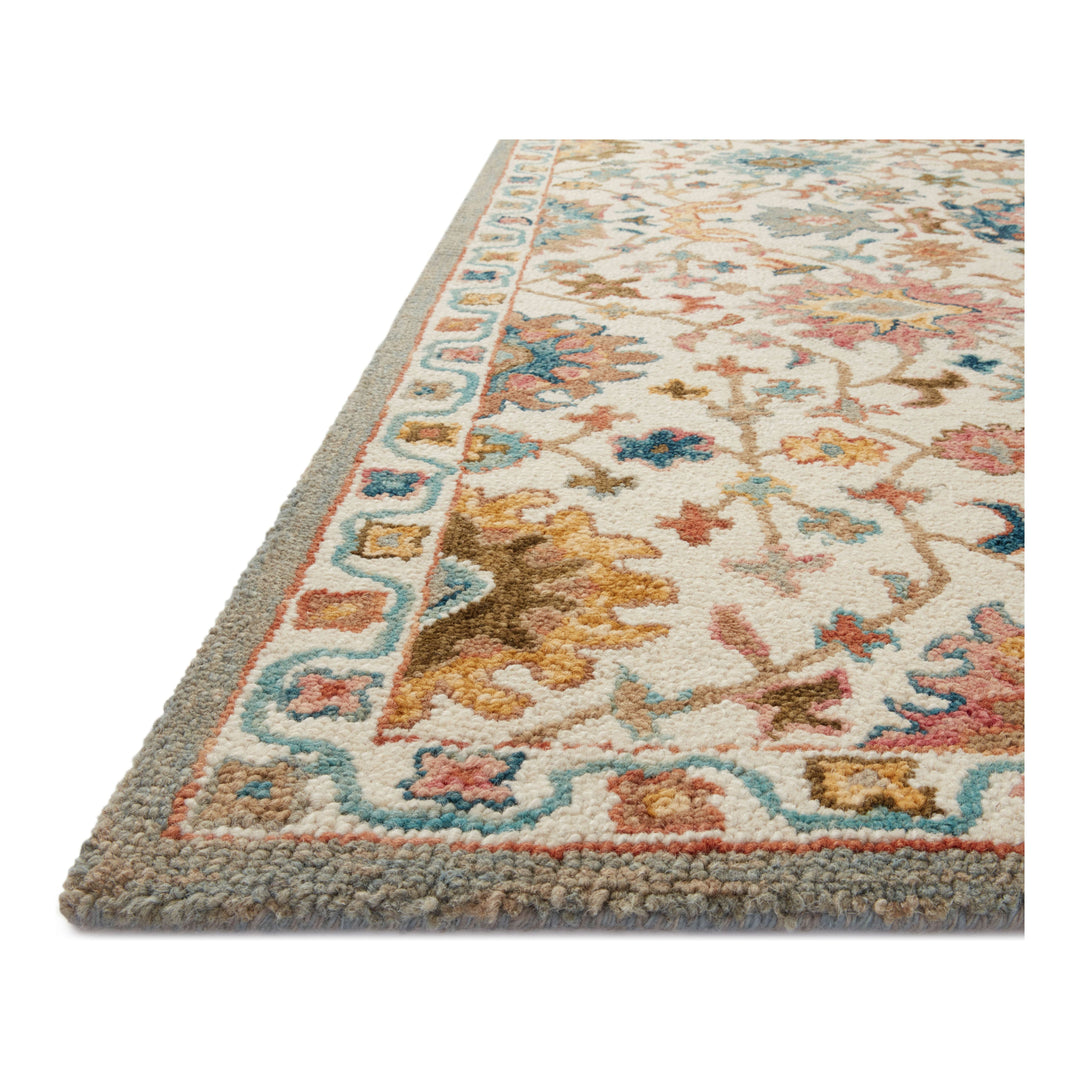 Loloi Padma Ivory / Multi 2'-3" x 3'-9" Accent Rug