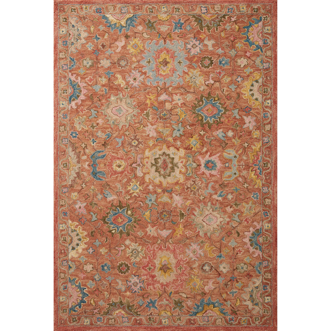 Loloi Padma Terracotta / Multi 2'-0" x 5'-0" Accent Rug