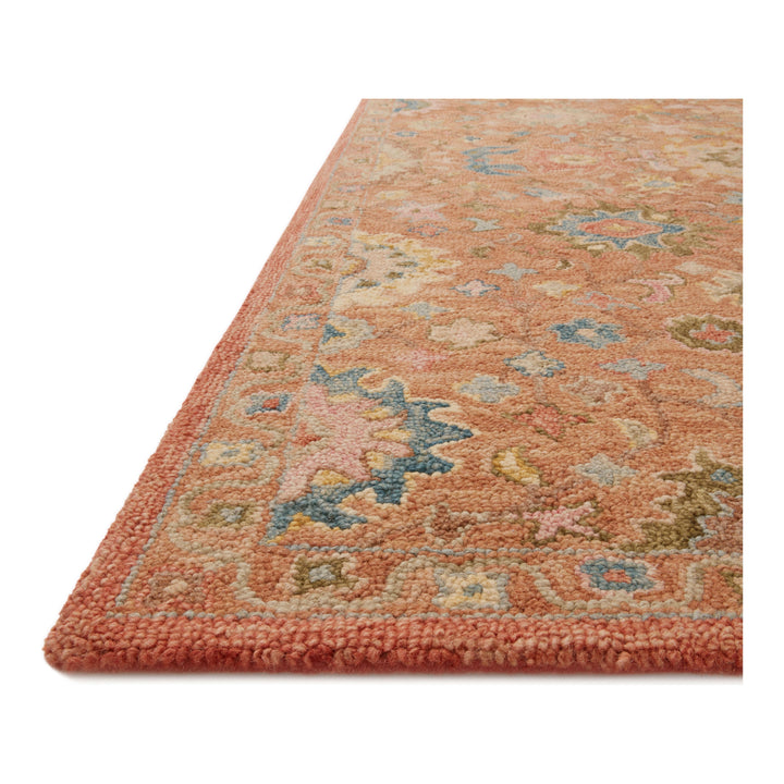 Loloi Padma Terracotta / Multi 18" x 18" Sample Rug