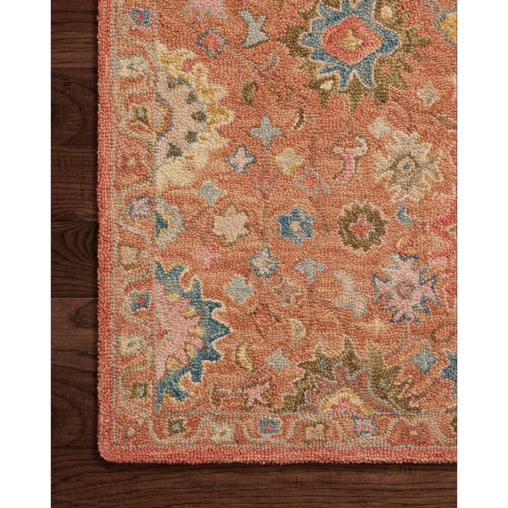 Loloi Padma Terracotta / Multi 3'-6" x 5'-6" Accent Rug