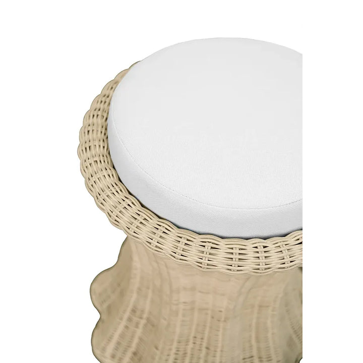 Paisley Upholstered Stool