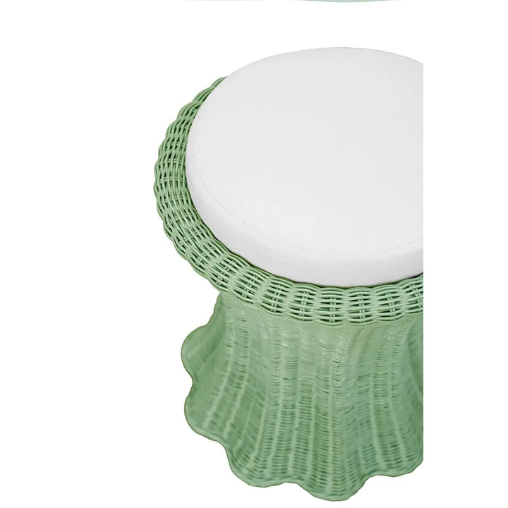 Paisley Upholstered Stool