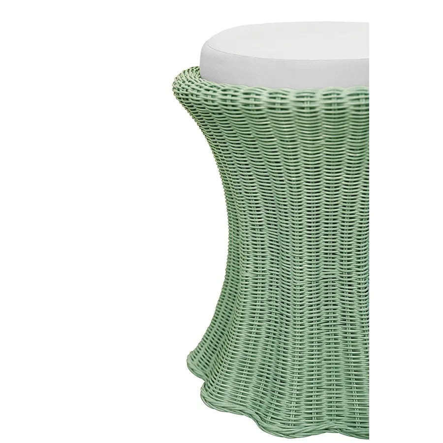 Paisley Upholstered Stool