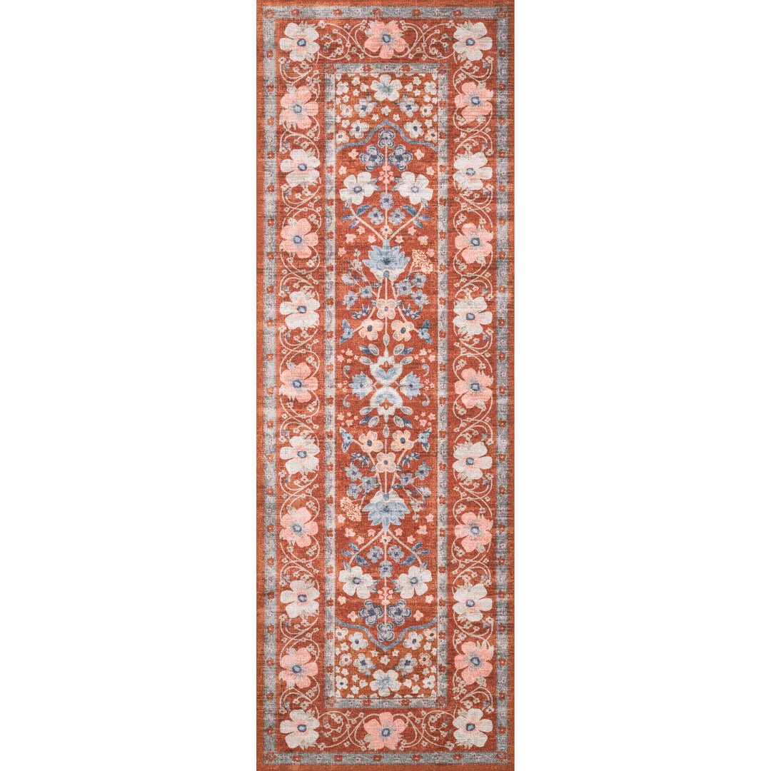 Rifle Paper Co. x Loloi Palais Crimson 2'-6" x 7'-6" Runner Rug