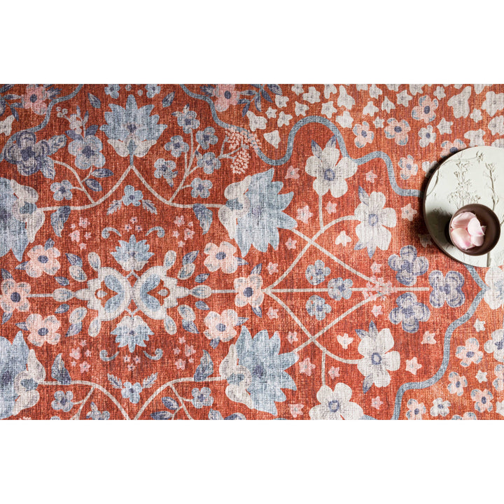 Rifle Paper Co. x Loloi Palais Crimson 2'-3" x 5' Runner Rug