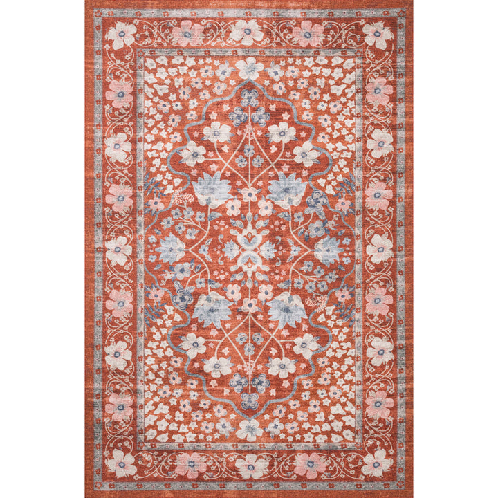 Rifle Paper Co. x Loloi Palais Crimson 5'-0" x 7'-6" Area Rug