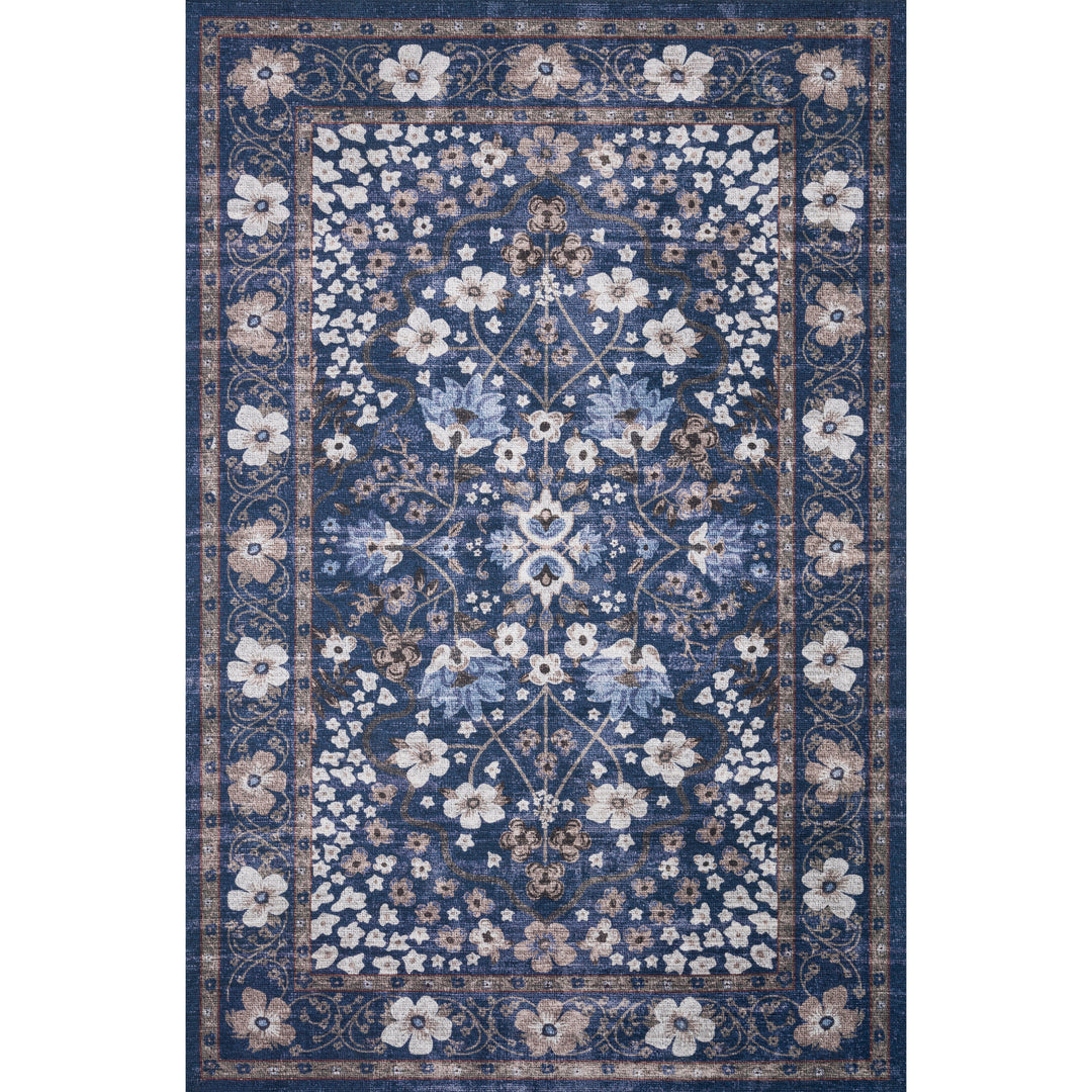 Rifle Paper Co. x Loloi Palais Navy 2'-3" x 3'-9" Accent Rug