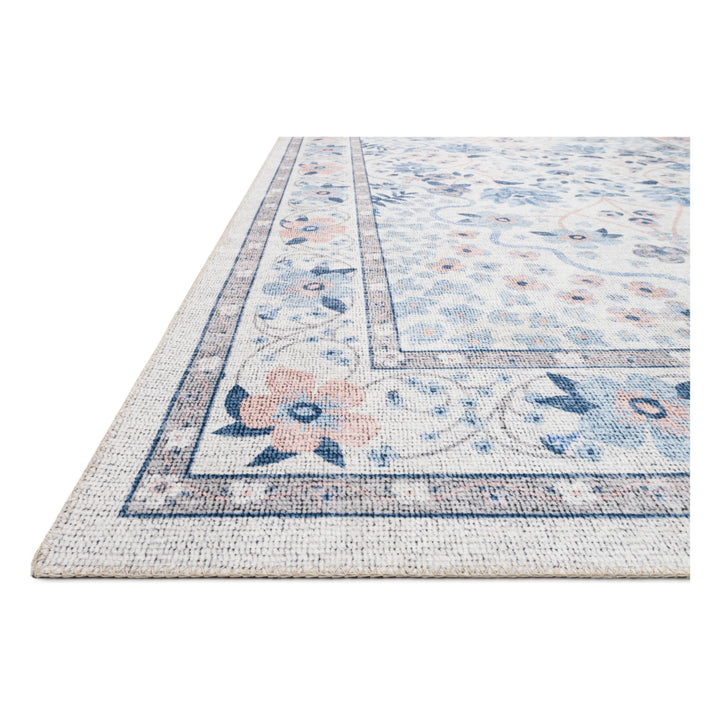 Rifle Paper Co. x Loloi Palais Snow / Sky 7'-6" x 9'-6" Area Rug