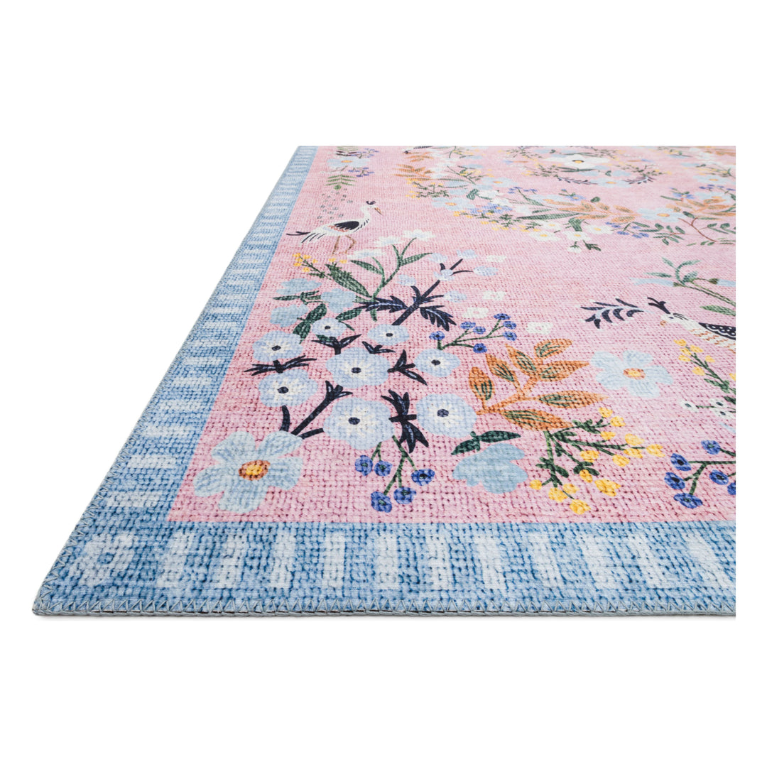 Rifle Paper Co. x Loloi Palais Rose / Sky 7'-6" x 9'-6" Area Rug