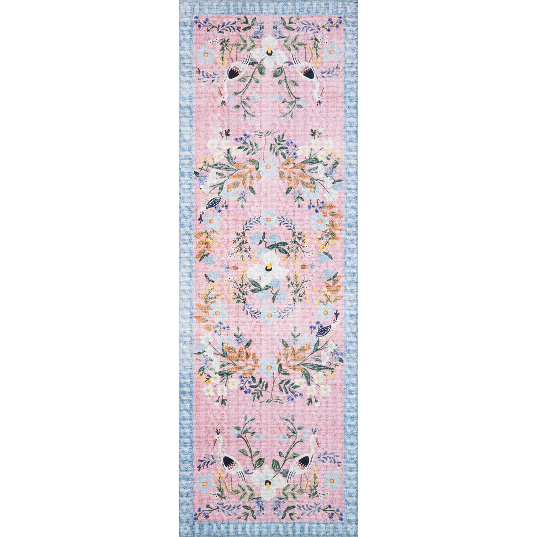 Rifle Paper Co. x Loloi Palais Rose / Sky 7'-6" x 9'-6" Area Rug