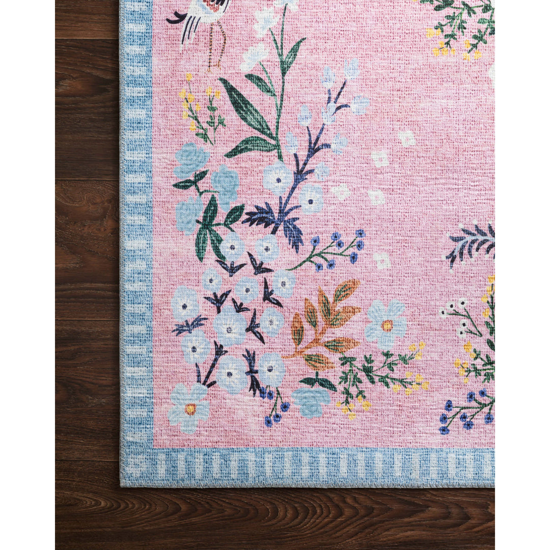 Rifle Paper Co. x Loloi Palais Rose / Sky 2'-6" x 7'-6" Runner Rug