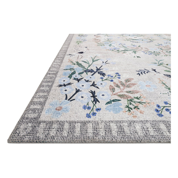 Rifle Paper Co. x Loloi Palais Stone / Grey 7'-6" x 9'-6" Area Rug