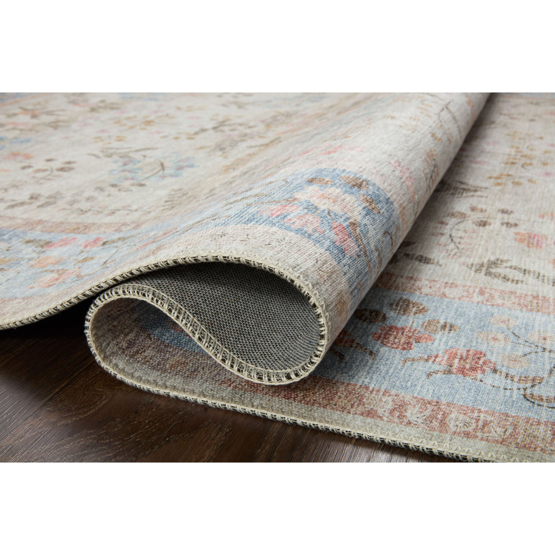 Rifle Paper Co. x Loloi Palais Lt. Blue 2'-3" x 3'-9" Accent Rug