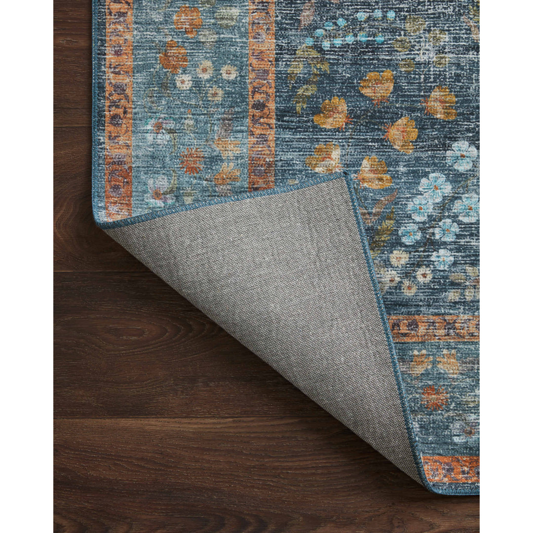 Rifle Paper Co. x Loloi Palais Navy 2'-6" x 7'-6" Runner Rug