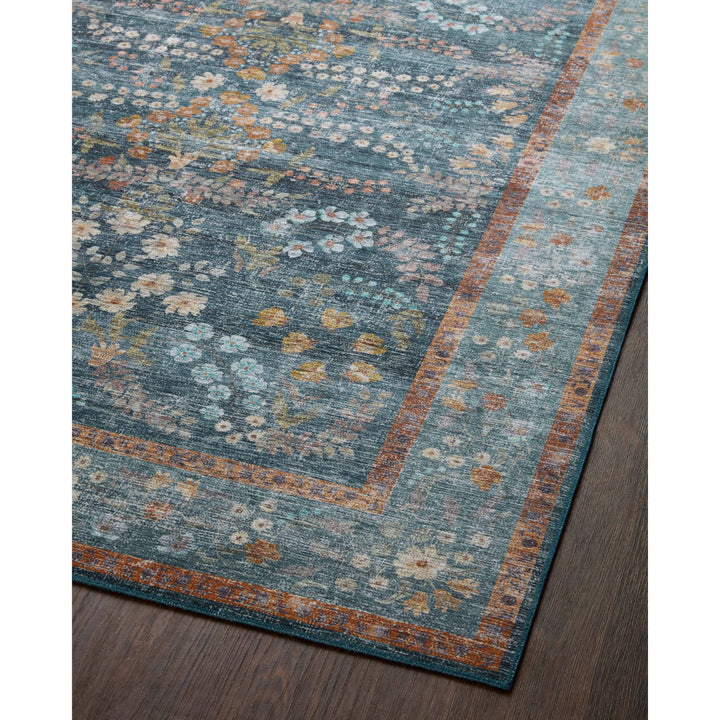 Rifle Paper Co. x Loloi Palais Navy 2'-6" x 7'-6" Runner Rug