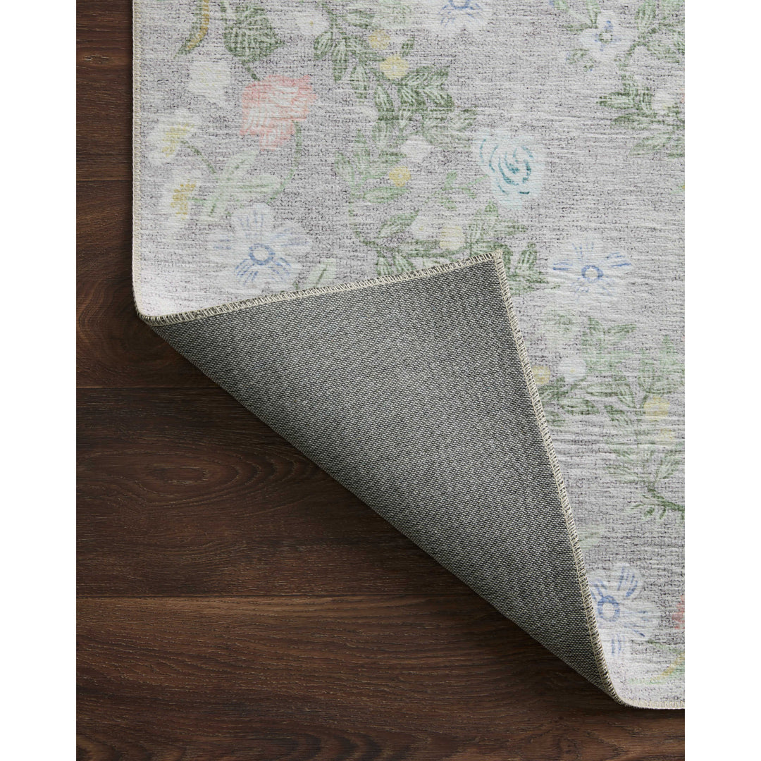 Rifle Paper Co. x Loloi Palais Grey 2'-3" x 3'-9" Accent Rug