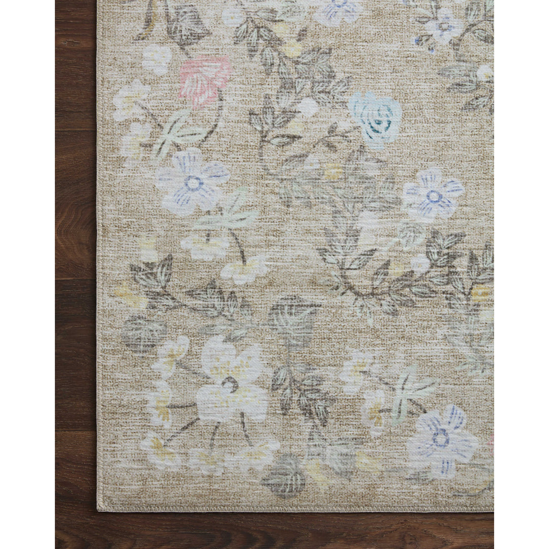 Rifle Paper Co. x Loloi Palais Khaki 2'-6" x 7'-6" Runner Rug