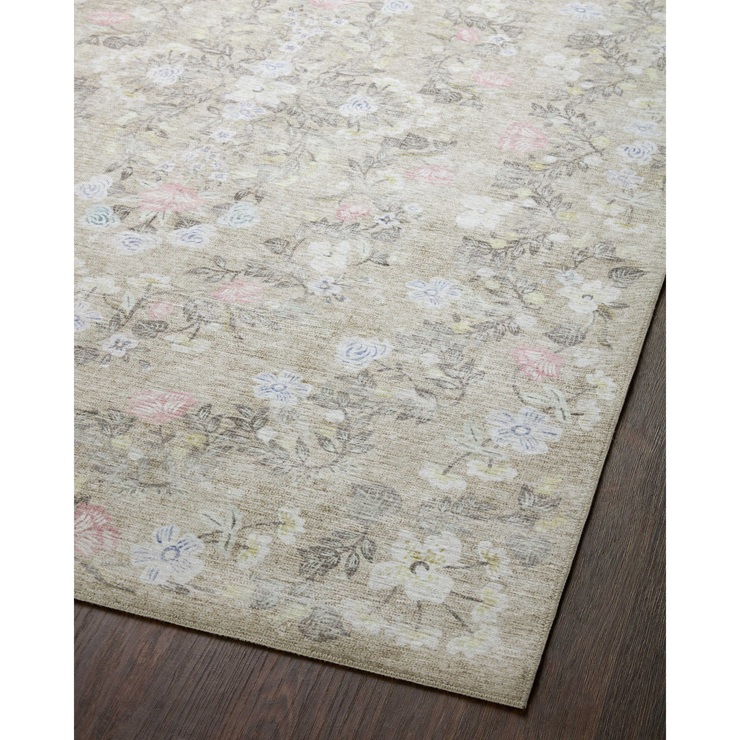 Rifle Paper Co. x Loloi Palais Khaki 2'-6" x 7'-6" Runner Rug