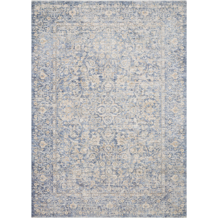 Loloi Pandora Blue / Gold 7'-10" x 7'-10" Round Area Rug