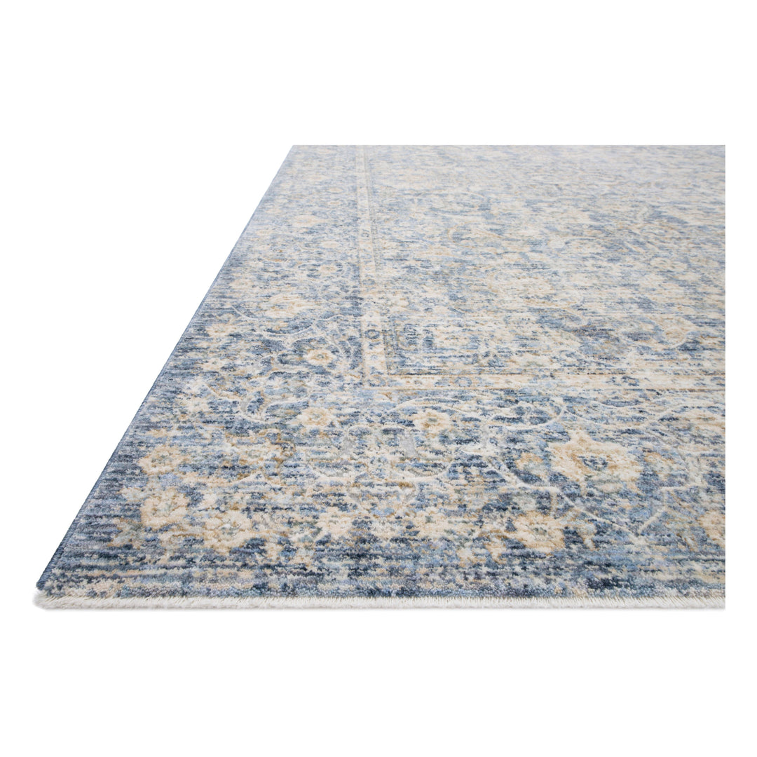 Loloi Pandora Blue / Gold 2'-6" x 16'-0" Runner Rug