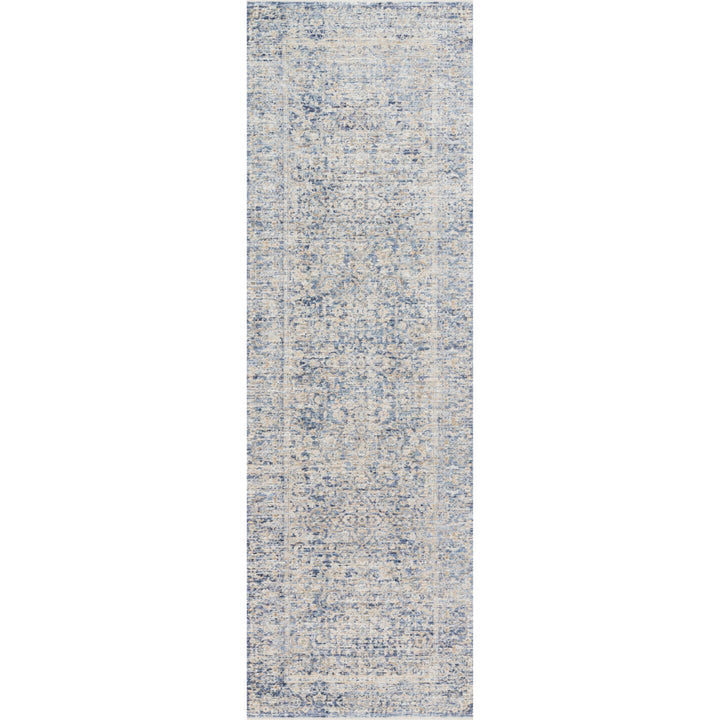 Loloi Pandora Blue / Gold 2'-6" x 16'-0" Runner Rug