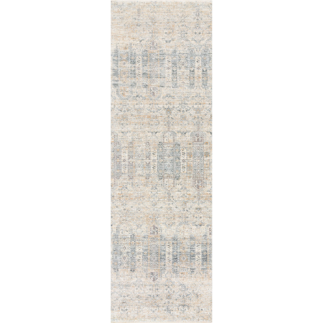 Loloi Pandora Ivory / Mist 2'-6" x 12'-0" Runner Rug