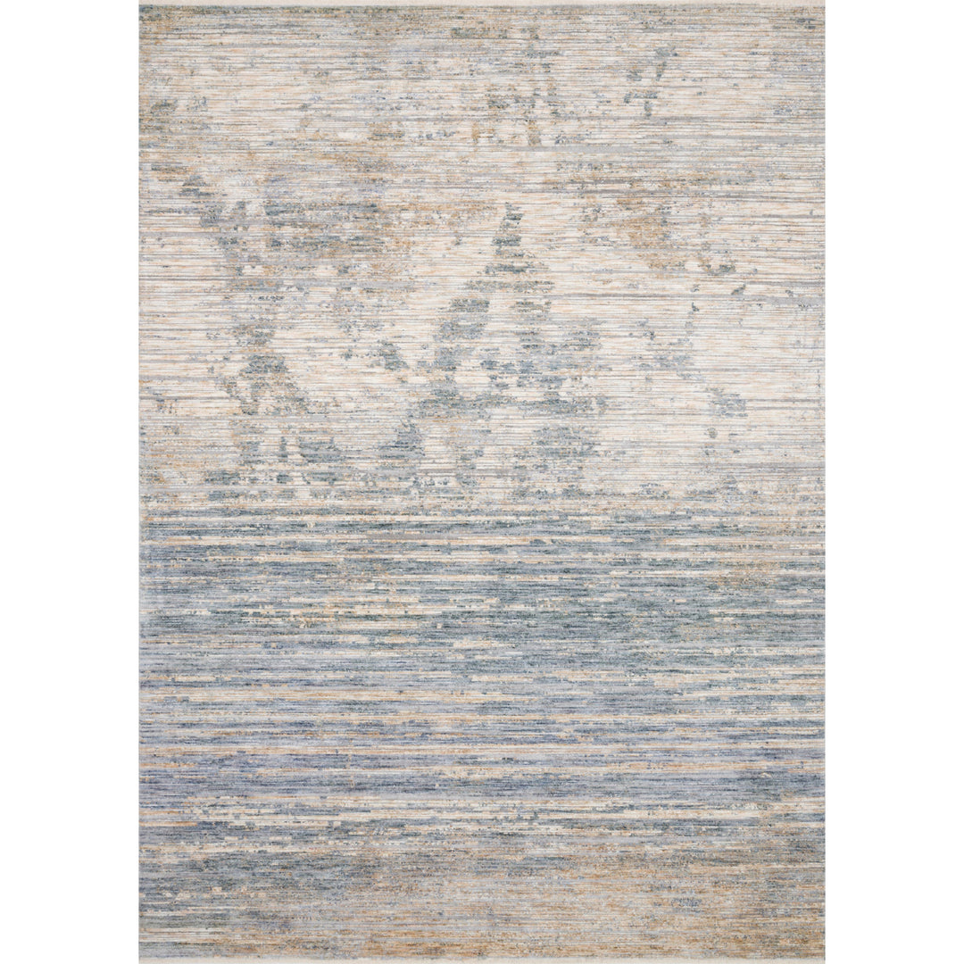 Loloi Pandora Ivory / Blue 2'-6" x 12'-0" Runner Rug