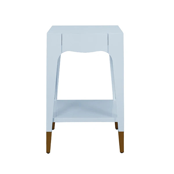 Patti Tapered Leg One Drawer Side Table